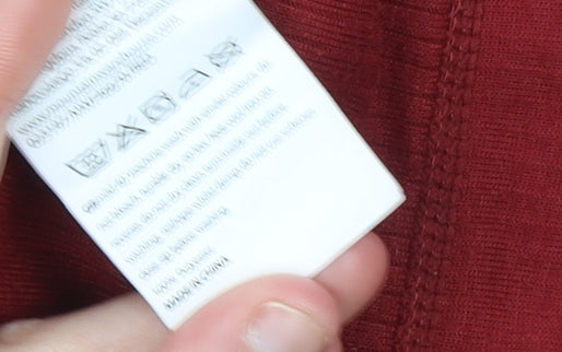 Mountain Warehouse Mens Red 1/4 Zip Isotherm Pullover Sweatshirt Size M