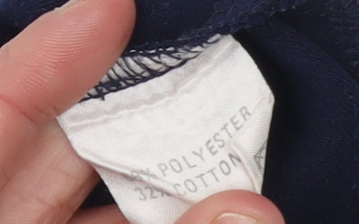 Jessica Reid Women’s Blue Roll Neck Long Sleeve Pullover Jumper L