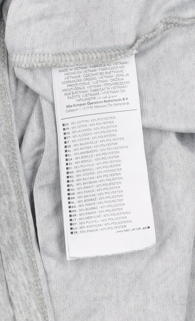 Nike Men's Grey Dri-Fit Athletic T-Shirt Small