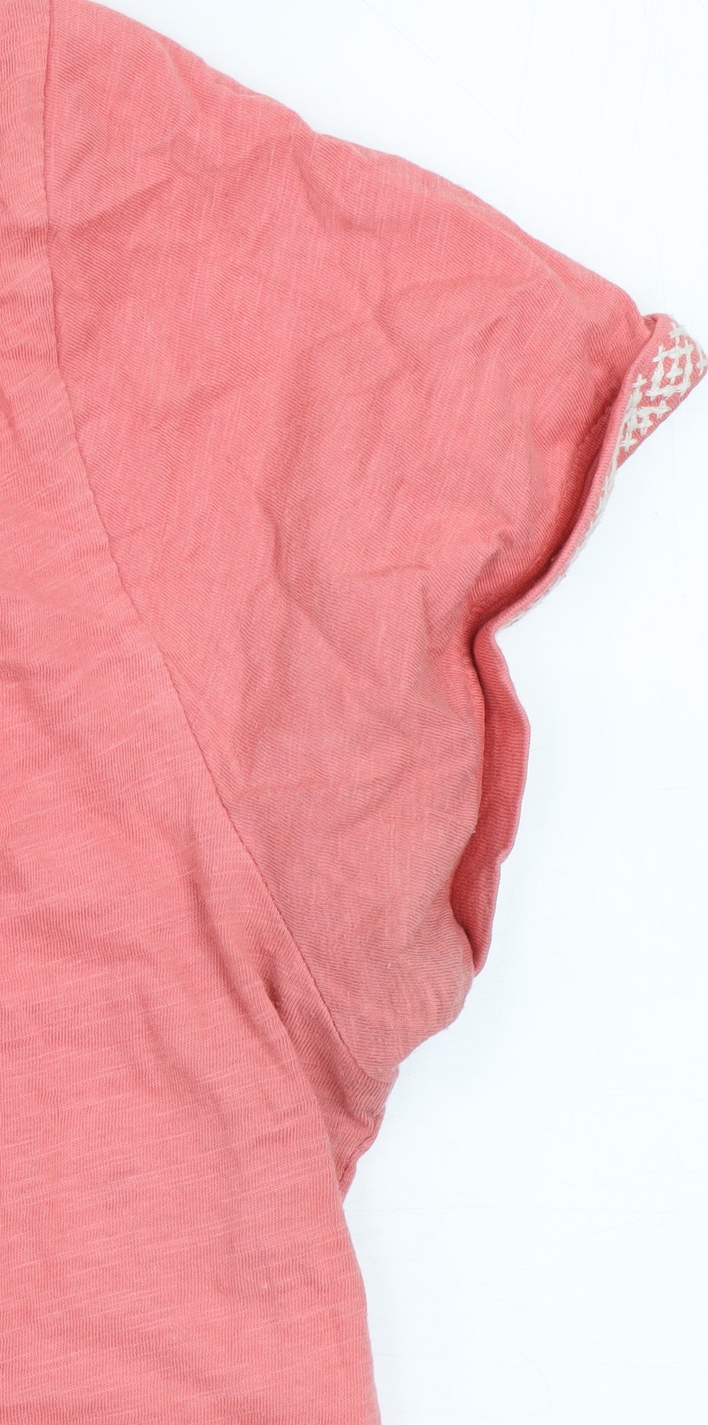 Weird Fish Women’s Pink Organic Cotton T-Shirt Size 14