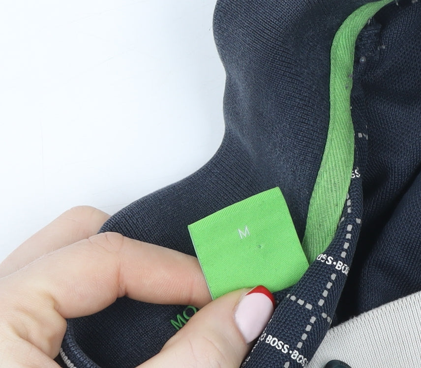 Hugo Boss Men's Blue Short Sleeve Polo Shirt M Moisture Manager