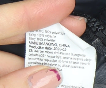 Mountain Warehouse Boys Black 9-10 Years Puffer Jacket Lightweight Hooded