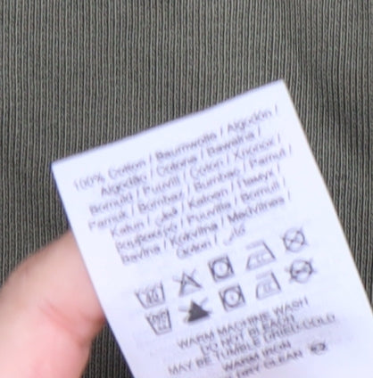 Jack & Jones Men's Green Cotton Pullover Sweatshirt Size L