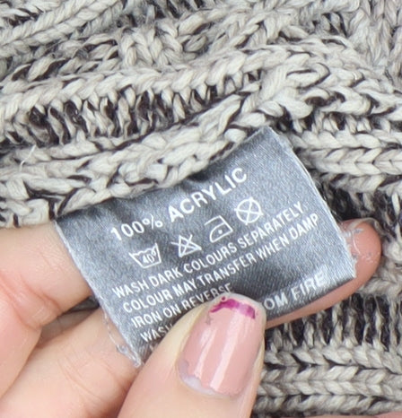 Osaka Tiger Men's Beige 1/2 Zip Knit Jumper Size L