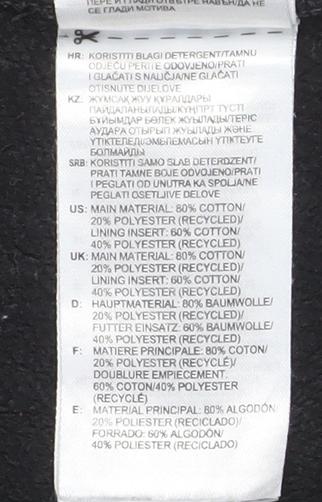 Reebok Men's Black Jogger Sweatpants Small Regular Fit Fleece