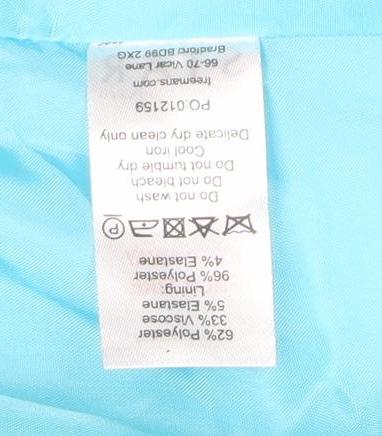 Star by Julien Macdonald Blue Double-Breasted Blazer Women UK 16