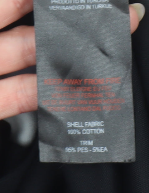 B.Malone Men’s Black Medium Pullover Hoodie with Rhinestone Logo