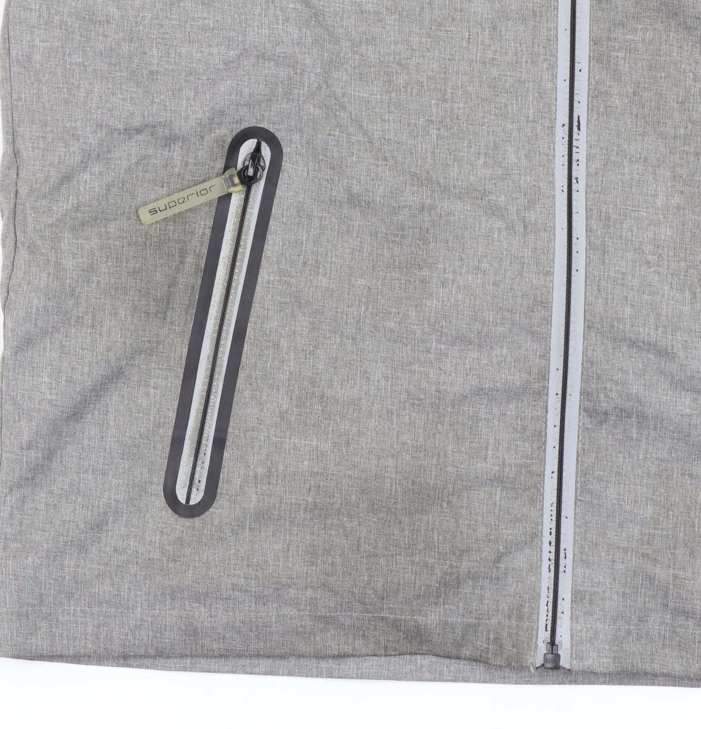 Marks and Spencer Boys Grey Hooded Rain Coat Jacket 13-14 Years Waterproof