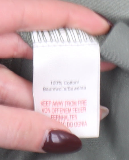 Hawke & Co Womens Green Cotton Military Jacket Size XL