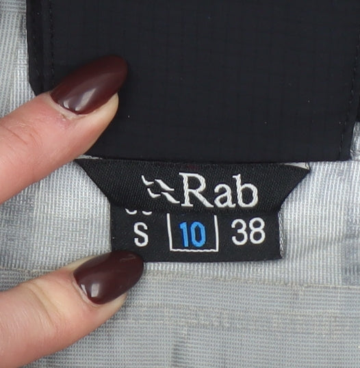 Rab Womens Black Waterproof Hooded Neutrino Jacket UK 10