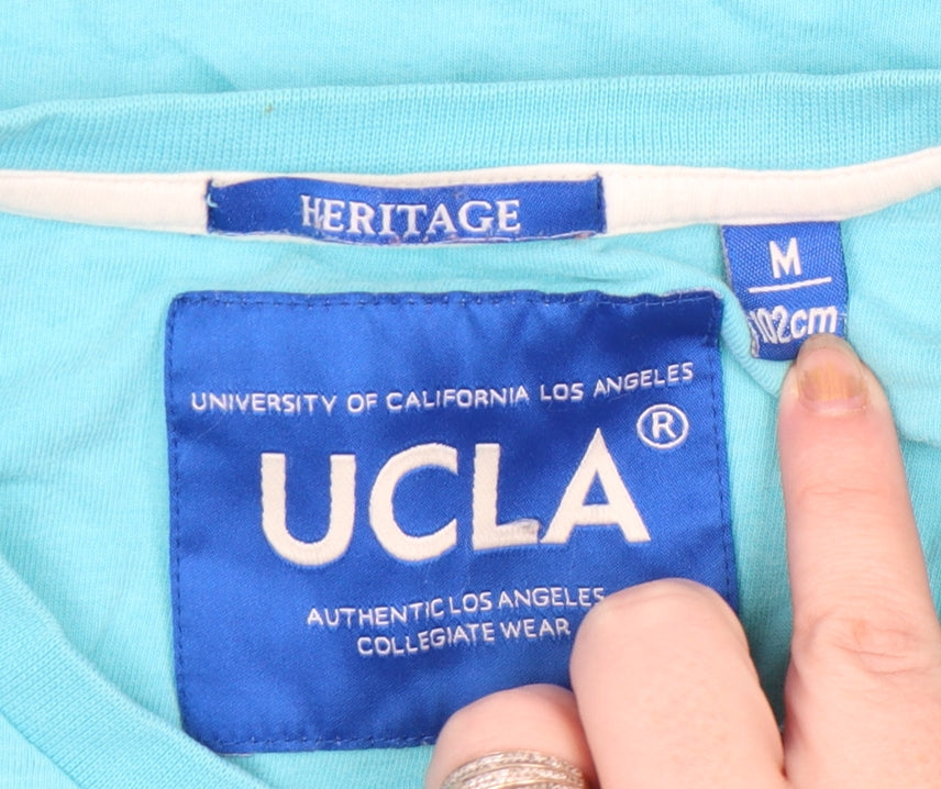 UCLA Men's Blue Cotton Heritage University Graphic T-Shirt Size M