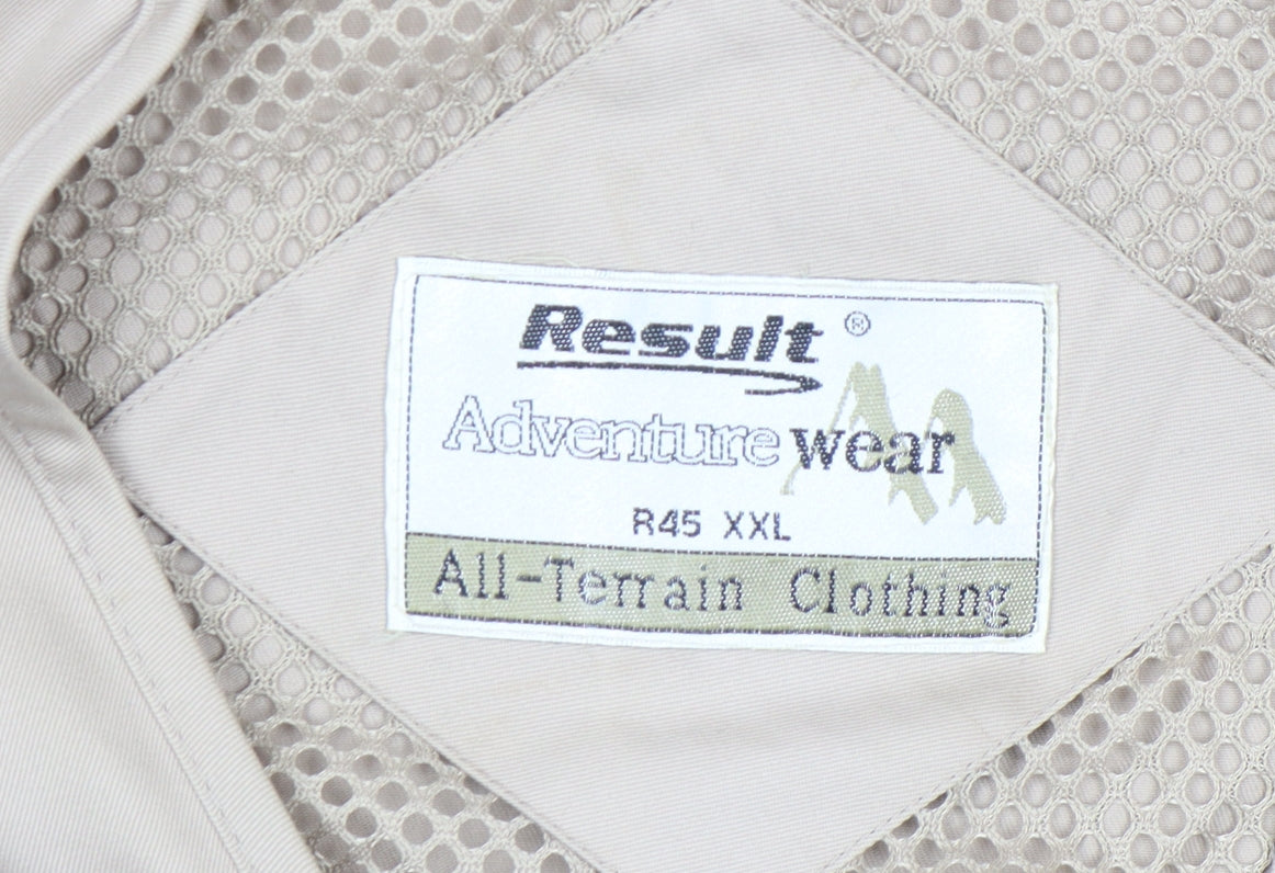 Result Adventure Wear Beige Men’s 2XL Outdoor Waistcoat Vest