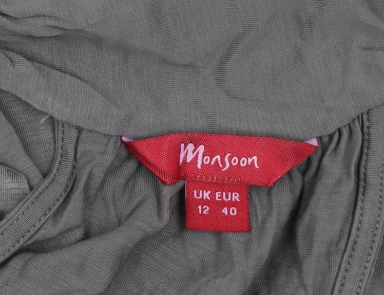 Monsoon Women’s Grey Size 12 Sleeveless Camisole Tank Top