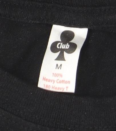 Club Men's Black Dark Souls II Graphic Cotton T-Shirt M