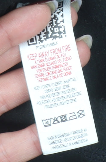 Peter Storm Men's Black Fleece 1/4 Zip Pullover Sweatshirt L