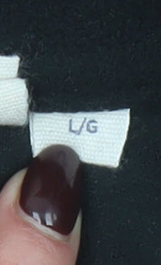 Mountain Warehouse Men's Black Fleece 1/4 Zip Pullover Sweatshirt L