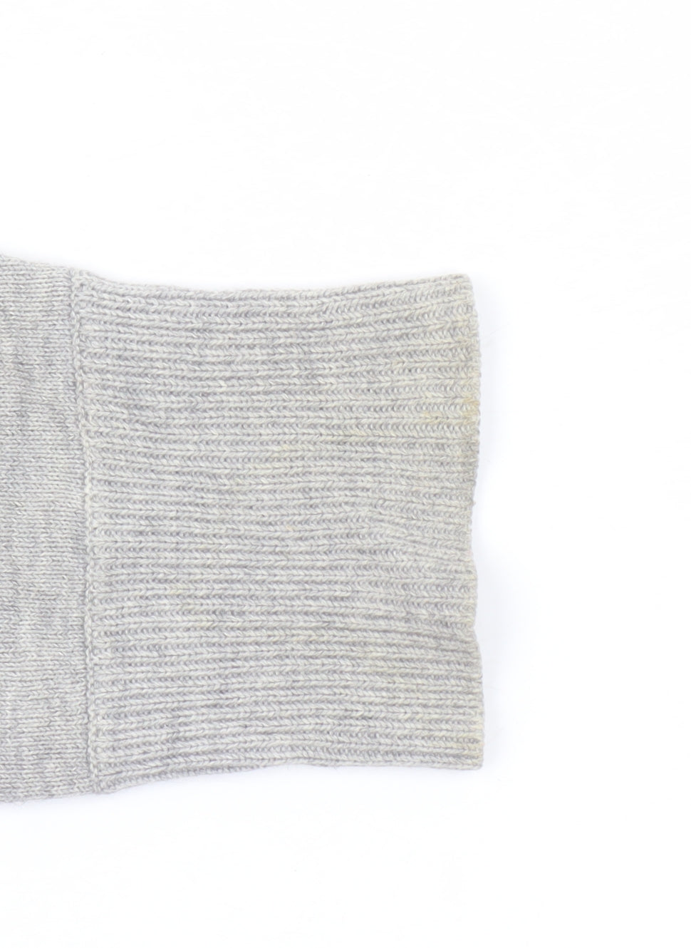 Folk Men's Grey Cotton Wool V-Neck Cardigan Size M