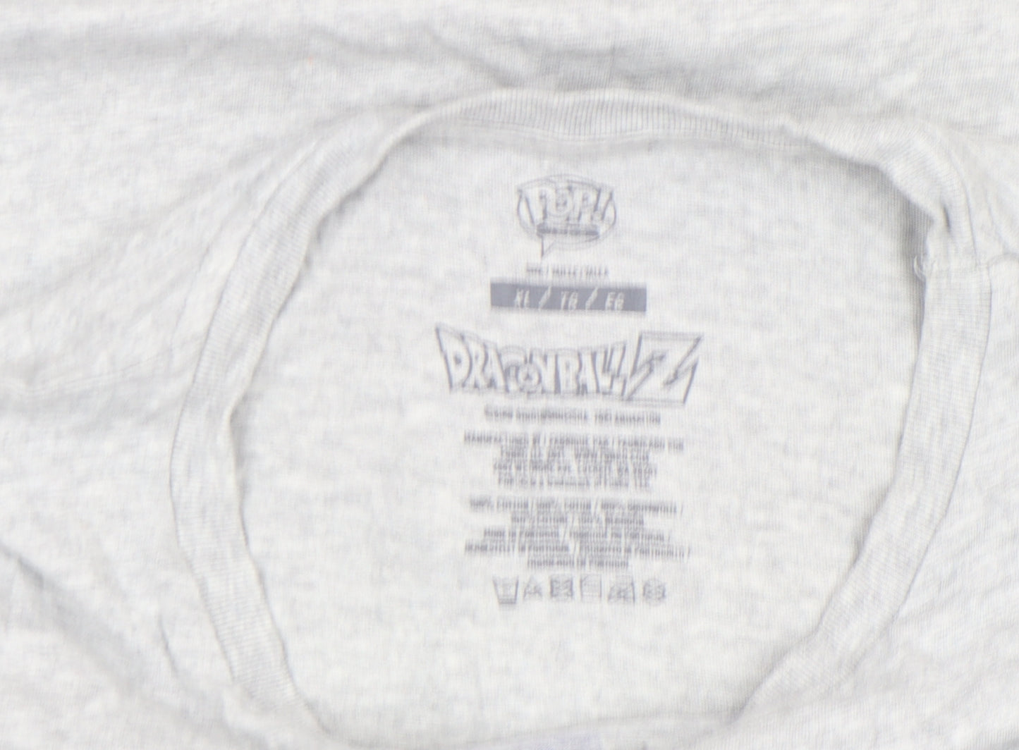 Dragon Ball Z Men's Grey Vegeta Saiyan Prince Graphic T-Shirt XL