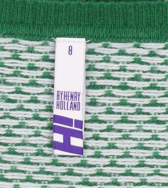 By Henry Holland Women's Green Size 8 Christmas Pullover Jumper