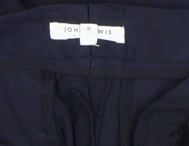 John Lewis Women’s Blue Cropped Slim Trousers Size 10