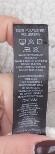 Dunnes Stores Women's Cream Fleece Pullover Sweatshirt Medium