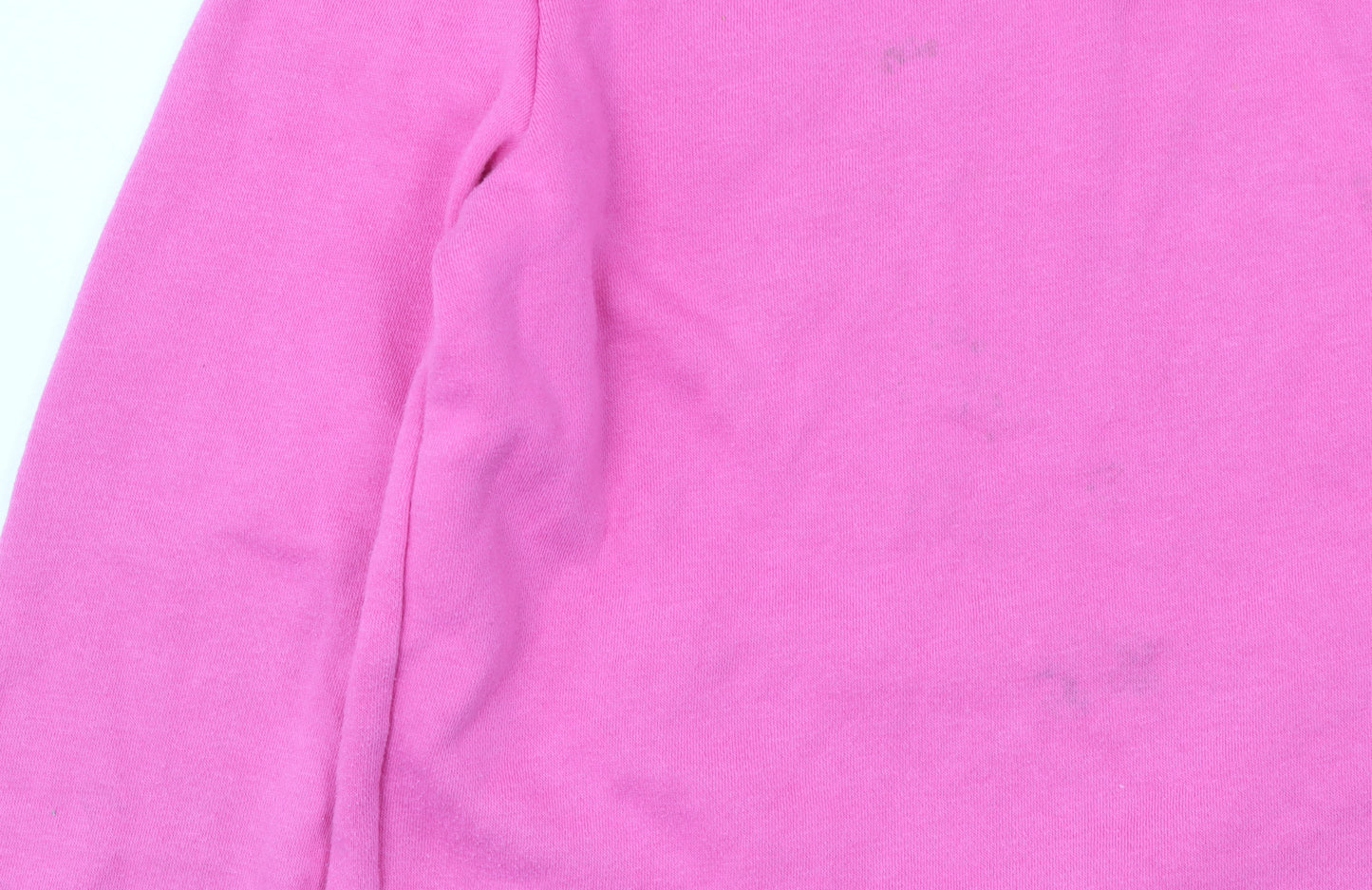 Converse Girls Pink Hoodie L 12-13 Years Pullover Cotton Blend Sweatshirt