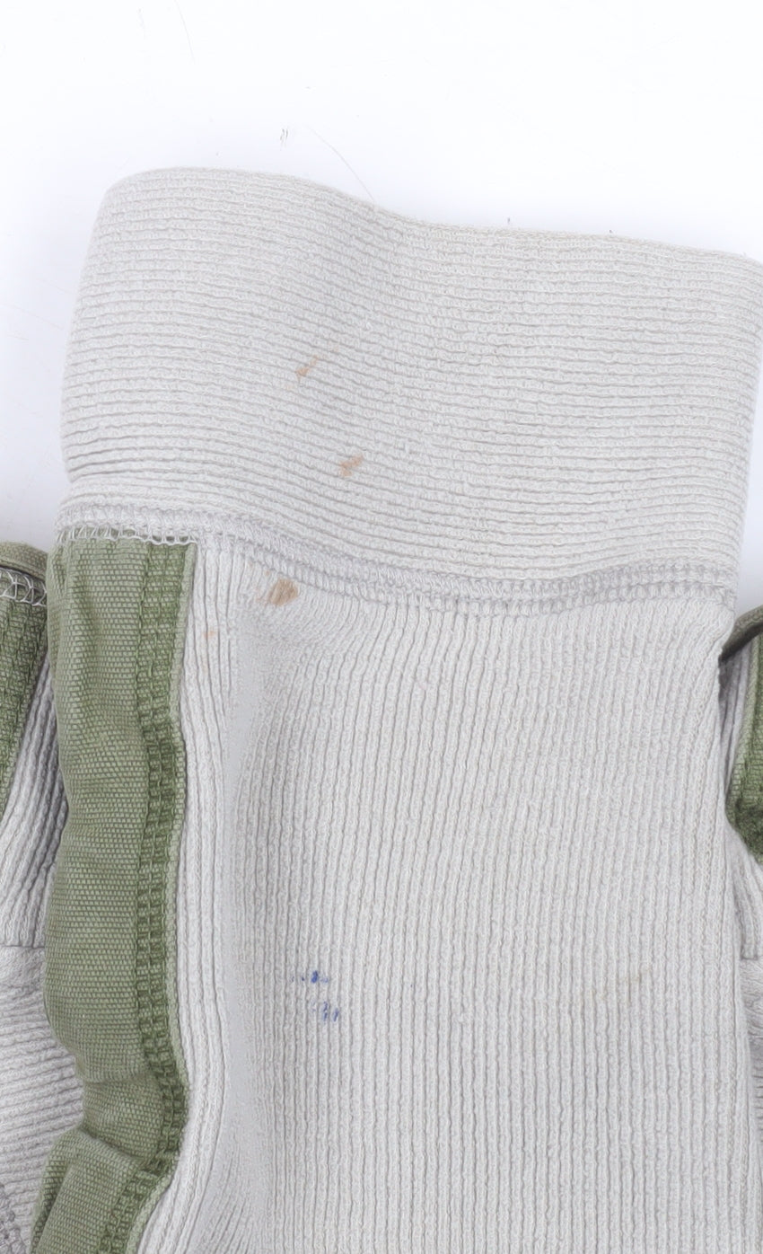Fat Face Men’s Beige Quarter Zip Pullover Sweatshirt Size S Outdoor Style