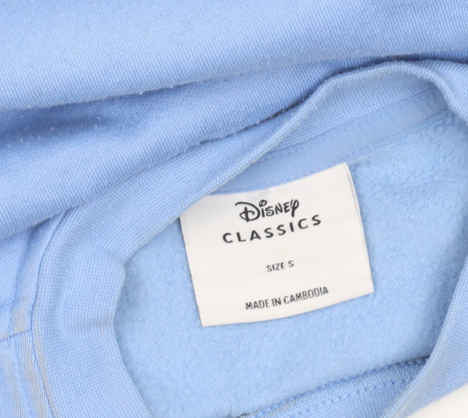 Disney Classics Women Blue Alice in Wonderland Pullover Sweatshirt Size S