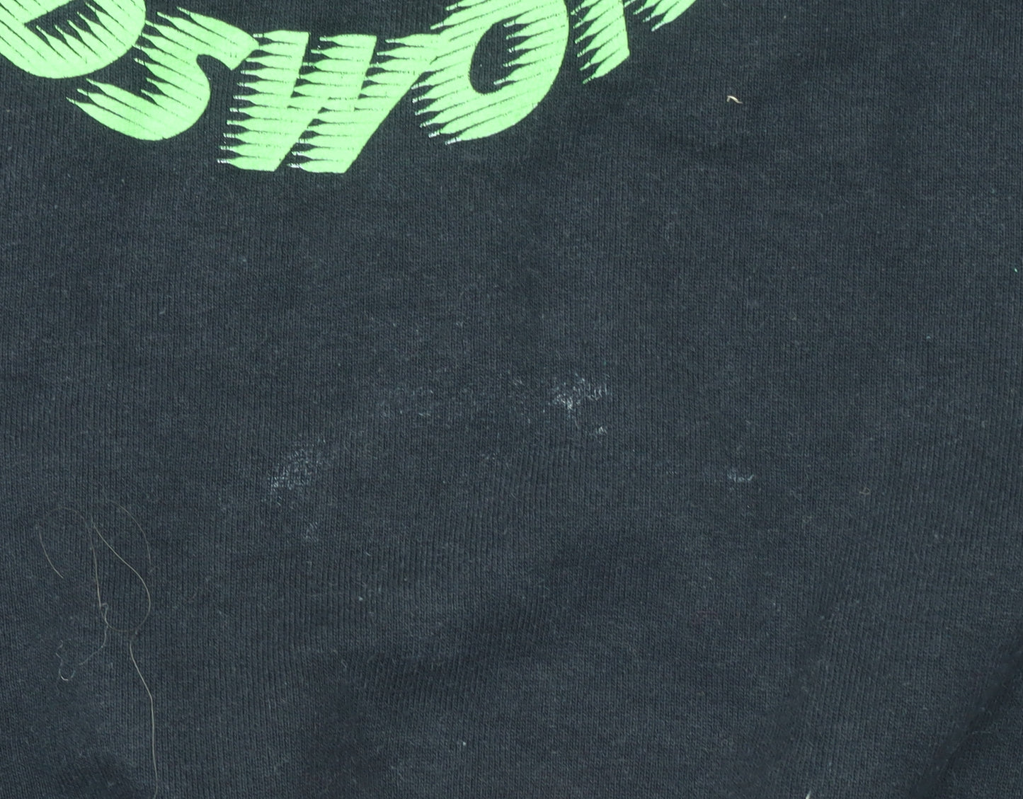 Fruit of the Loom Men's Black Crew Neck Sweatshirt M Team Wandsworth 06 Print