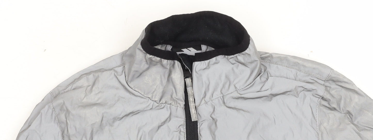 Trespass Boys Grey 7-8 Years Lightweight Windbreaker Jacket
