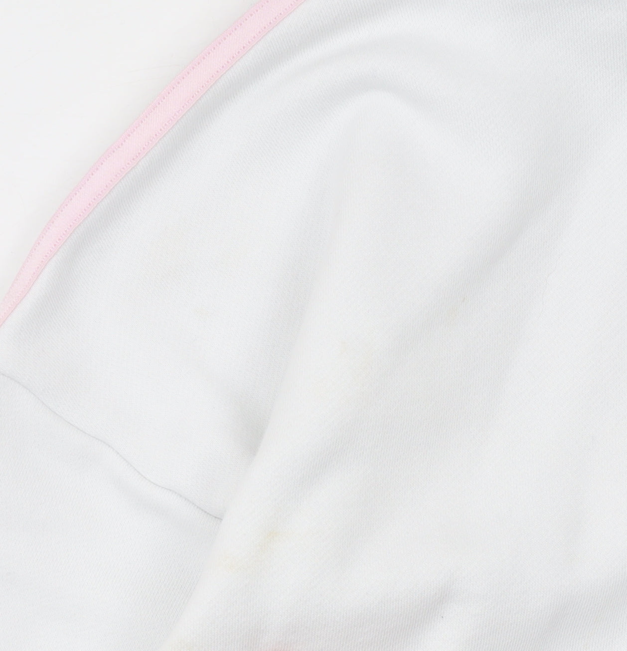 Adidas Girls White Pink Originals Pullover Hoodie 5-6 Years Hooded Sweatshirt