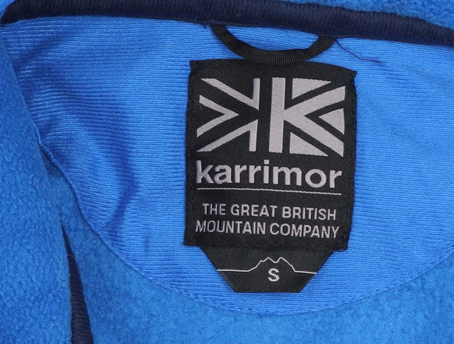 Karrimor Men's Blue Fleece Full Zip Outdoor Jacket Size S