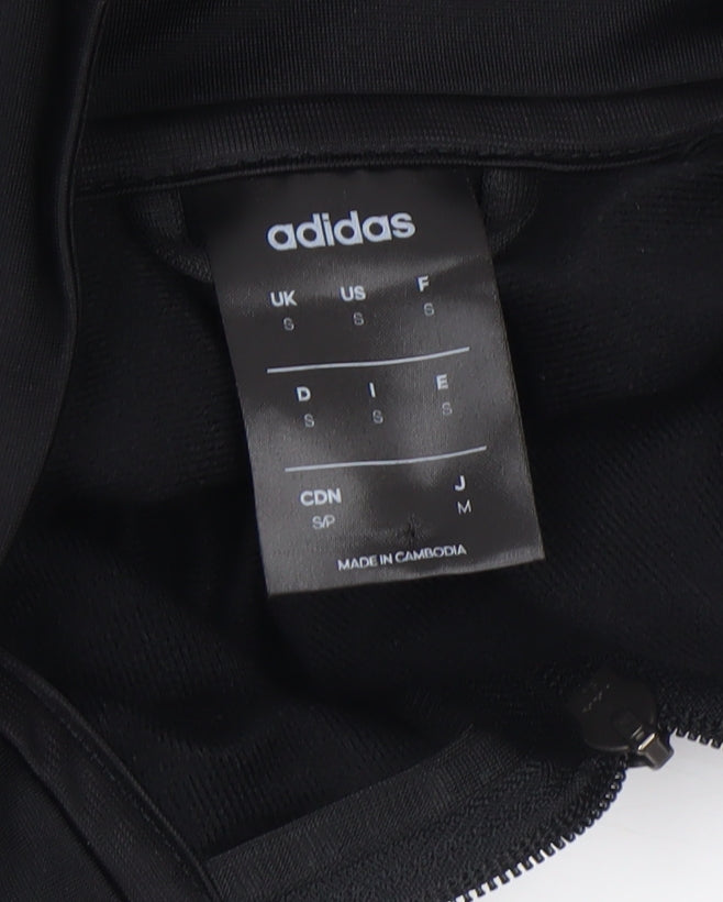 adidas Men's Black Full Zip Sports Jacket Size S Regular Fit