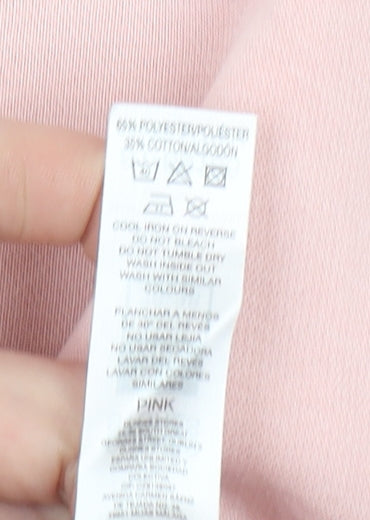 Dunnes Stores Women's Pink Pullover Sweatshirt Small Cotton Blend