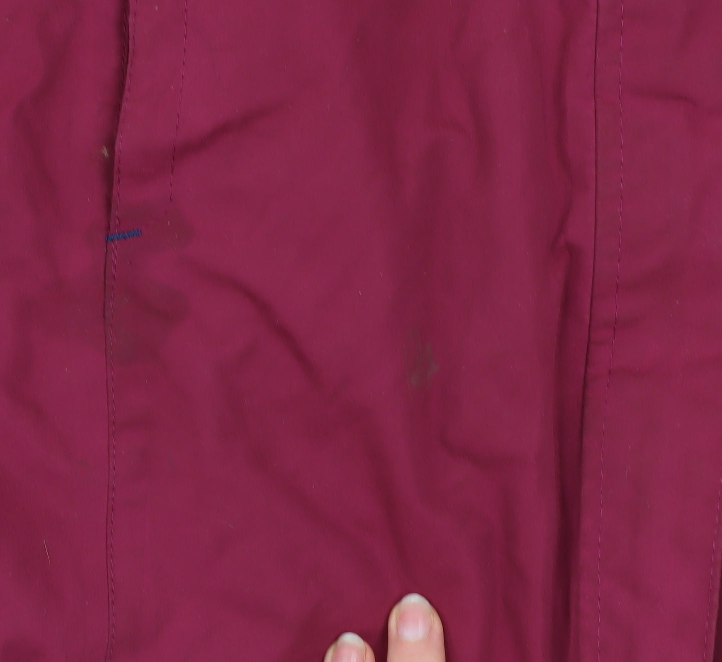 Trespass Girls Red Waterproof Hooded Parka Coat 11-12 Years Winter Jacket