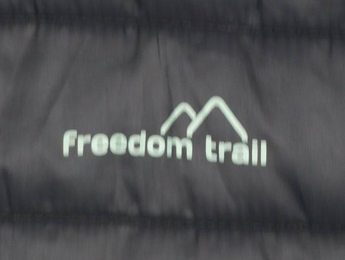 Freedom Trail Men's Black Hooded Puffer Jacket Size M