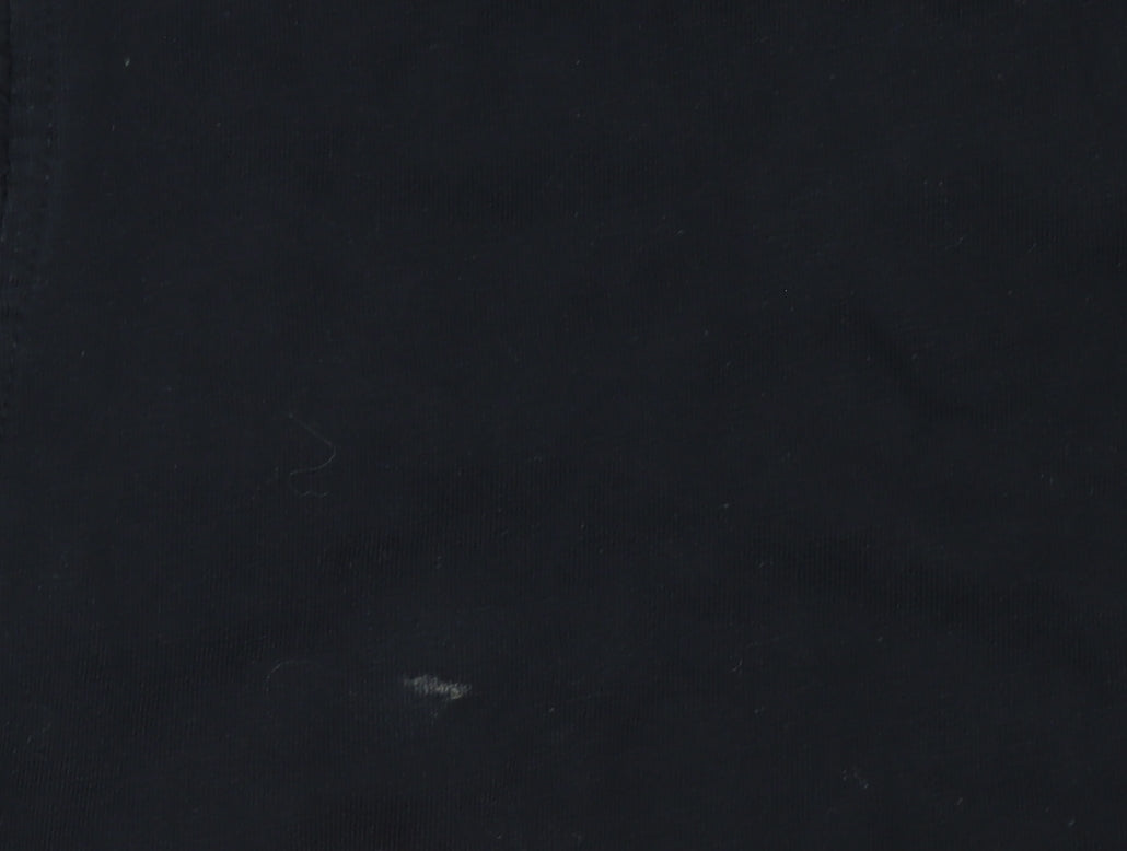 Vila Womens Black Cotton Ruffle Sleeve Tank Top Size 12