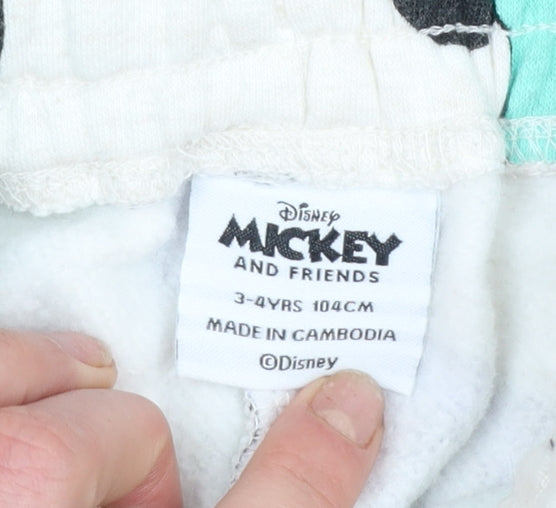 Disney Girls Multicoloured Minnie Mouse Jogger Trousers 3-4 Years