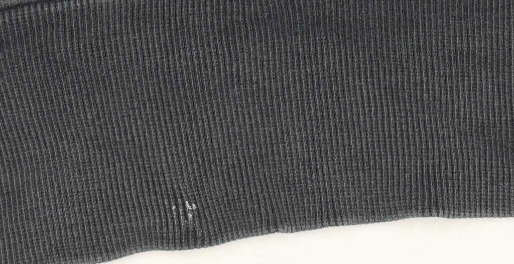GAP Women’s Black Pullover Hoodie L Relaxed Fit Cotton Blend