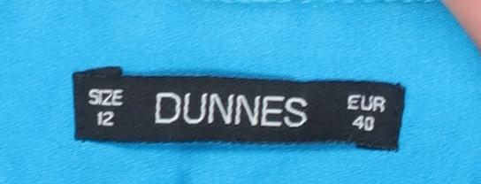Dunnes Women’s Blue Cotton Capri Trousers Size 12