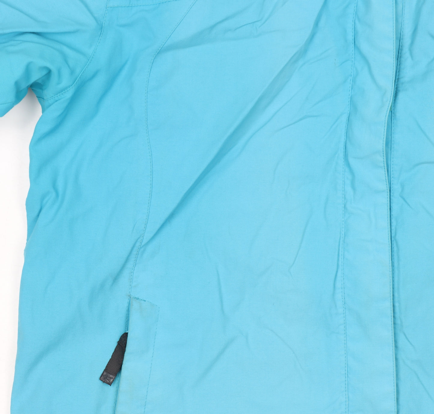 Karrimor Womens Blue Waterproof Hooded Rain Jacket Size 16
