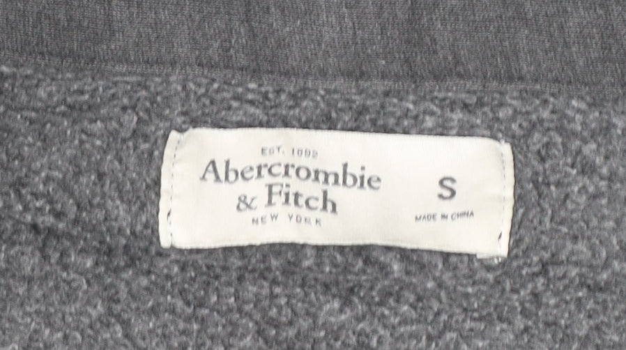 Abercrombie & Fitch Men’s Grey Full Zip Hoodie Size S