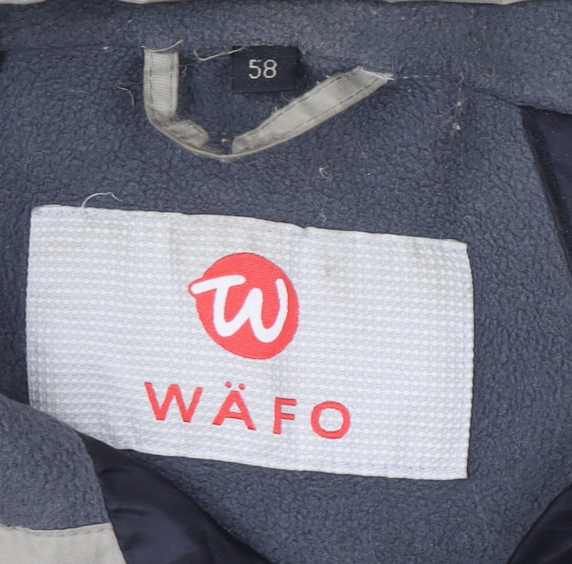 Wäfo Men's Beige Waterproof Hiking Parka Jacket 2XL Hooded Windproof