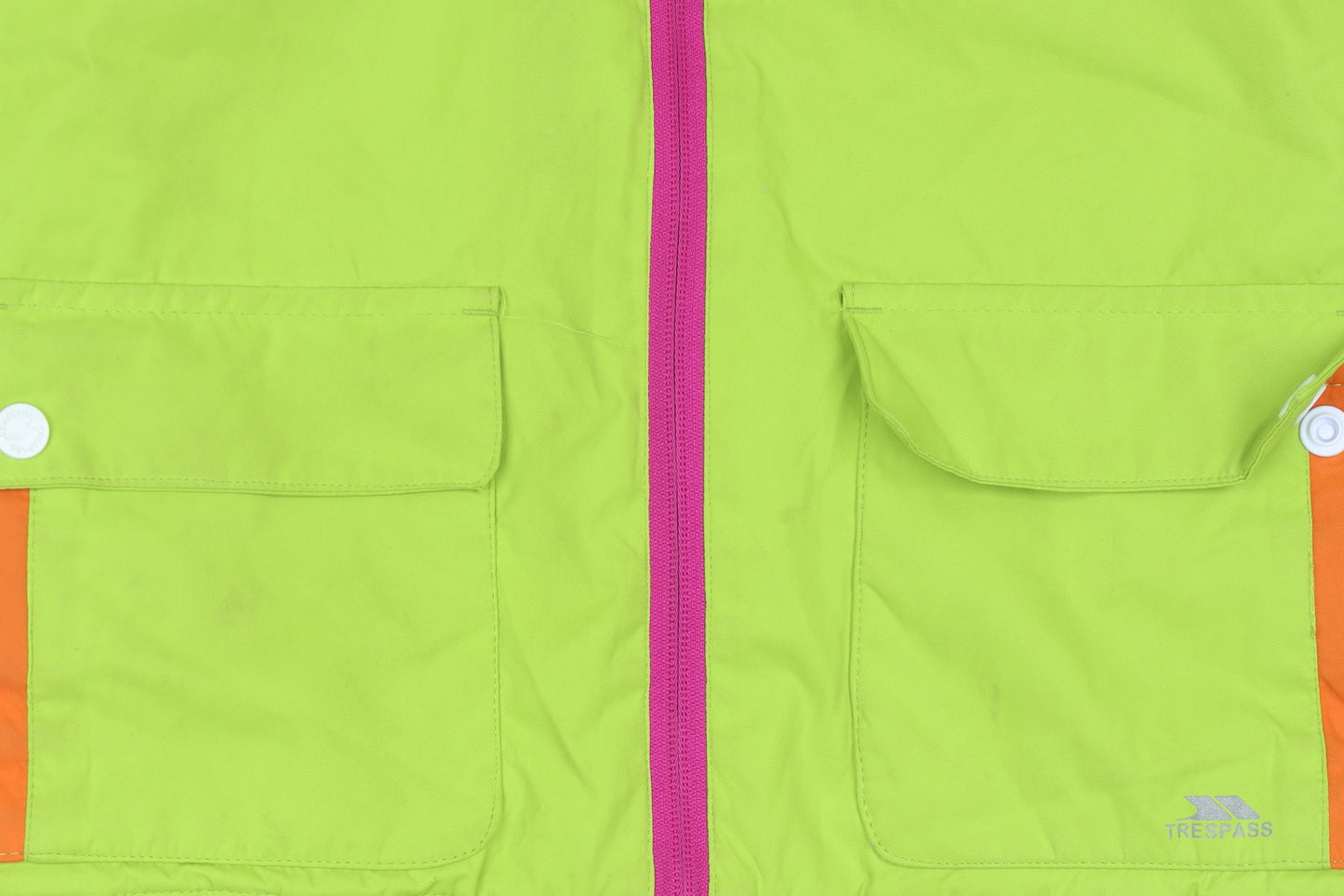 Trespass Girls Green Waterproof Hooded Parka Coat 9-10 Years