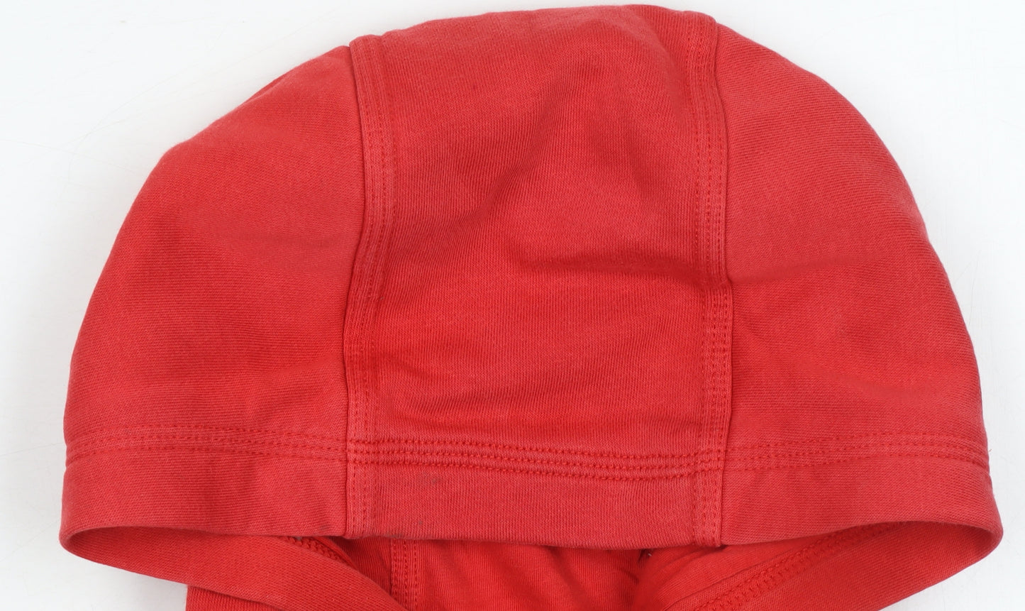 Nike Boys Red Pullover Hoodie Size 13-14 Years Cotton Blend Logo Sweatshirt