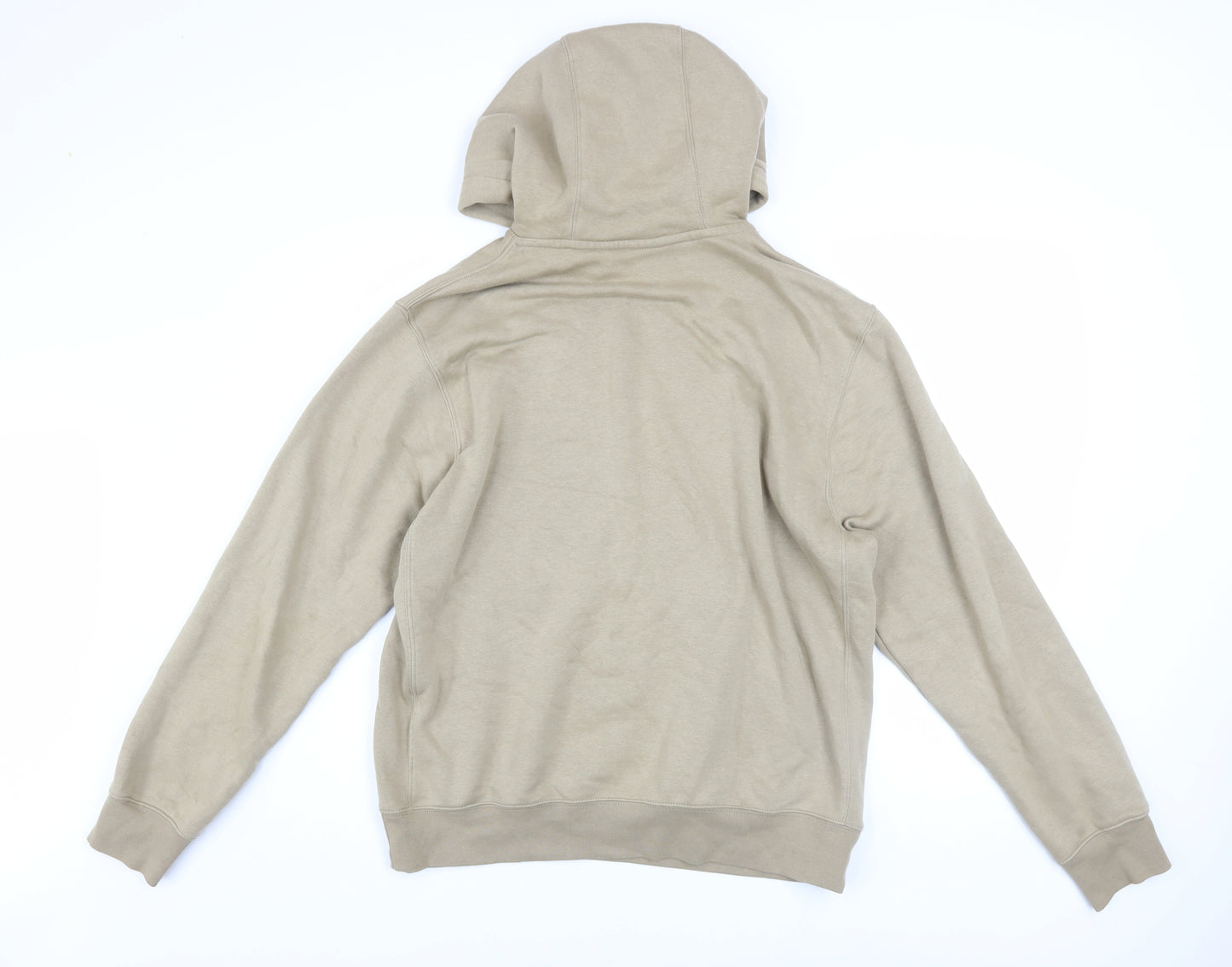 Nike Men’s Beige Pullover Fleece Hoodie Size M Regular Fit