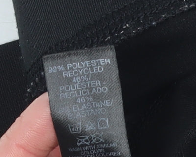 Dunnes Stores Women Black Medium Cropped Leggings with Pockets