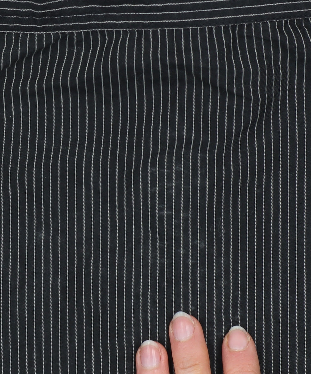 Cedarwood State Men's Black Striped Long Sleeve Button-Up Shirt Size S