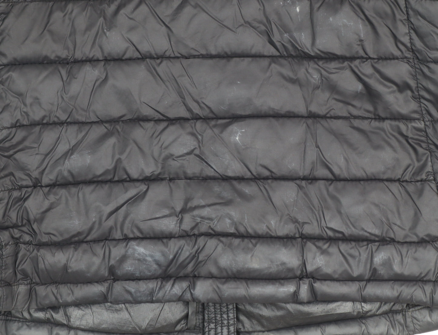Vila Womens Black Puffer Jacket Size S Lightweight Quilted Zip Coat