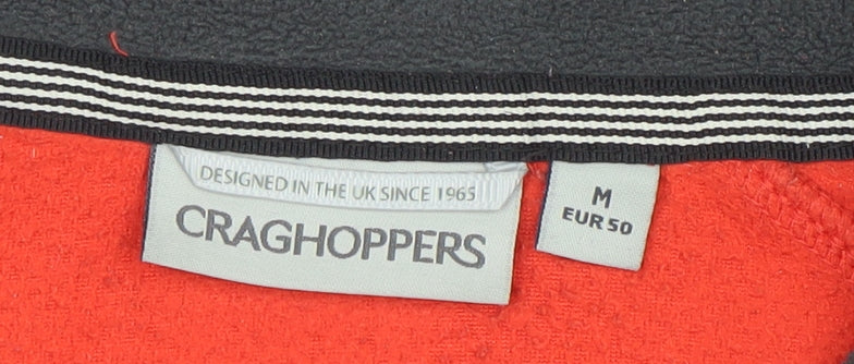 Craghoppers Men's Red Fleece 1/2 Zip Pullover Sweatshirt M